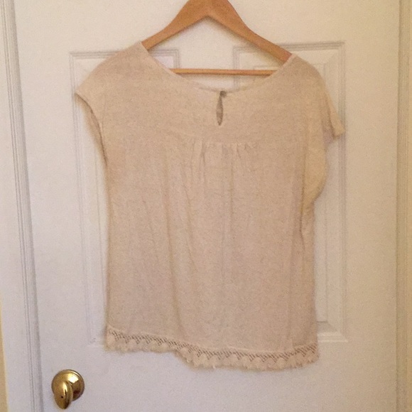 Cute Lovemarks Lace Mixed Media Tee - Picture 3 of 6